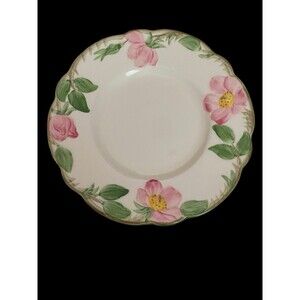 Vintage Franciscan Desert Rose Bread Plates 6-3/8" USA Floral 50s 60s